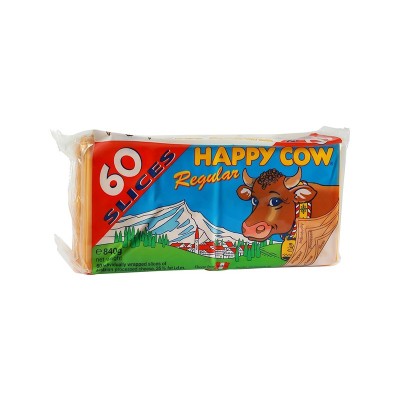 Happy Cow Regular Slice Cheese 840 Gram Happy Cow Regular Slice Cheese 840 Gram